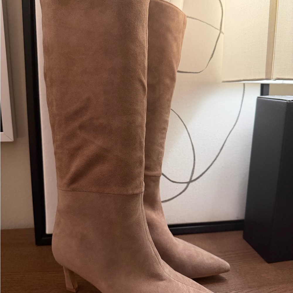 Steve Madden Tan Over the Knee Boots